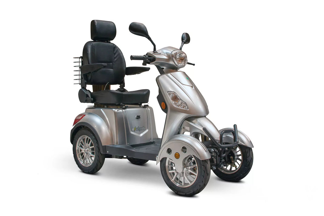 EWheels-EW-46: 4-Wheel Recreational Mobility Scooter-Heavy Duty 400 lbs