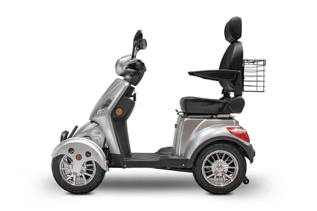 EWheels-EW-46: 4-Wheel Recreational Mobility Scooter-Heavy Duty 400 lbs