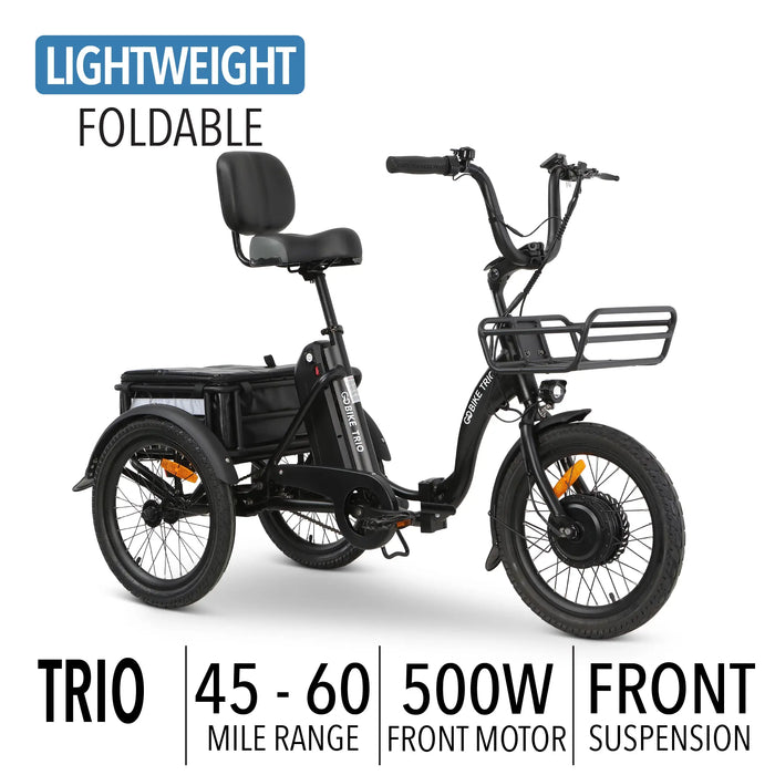 GOBike-TRIO-Crossover Foldable Electric Tricycle