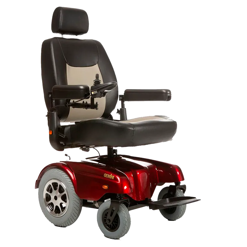 Merits Rear Pod Merits-Gemini-Rear Wheel Drive Power Chair-Heavy Duty 450 lbs Weight C ...