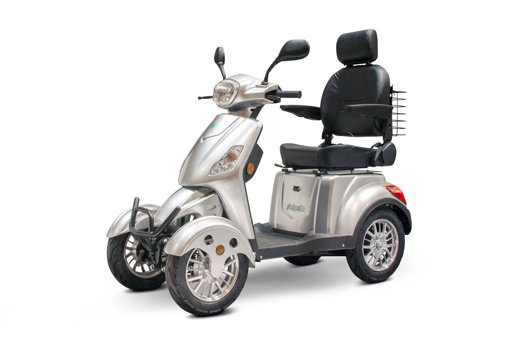 EWheels-EW-46: 4-Wheel Recreational Mobility Scooter-Heavy Duty 400 lbs