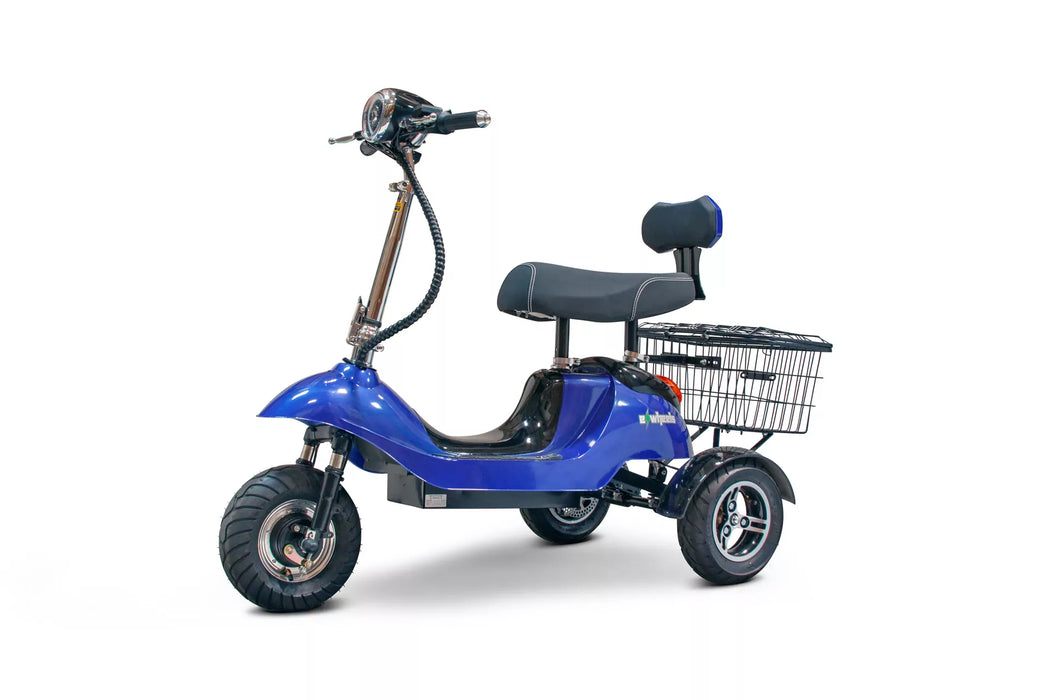 EWheels-EW-19: Sporty 3-Wheel Mobility Scooter (Removable Seat)