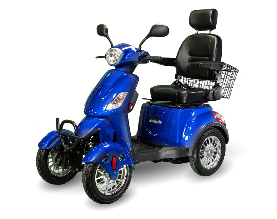 EWheels-EW-46: 4-Wheel Recreational Mobility Scooter-Heavy Duty 400 lbs