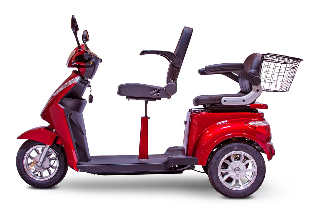 EWheels-EW-66-2-Seater Mobility Scooter-Heaviest Duty 600 lbs Weight Capacity