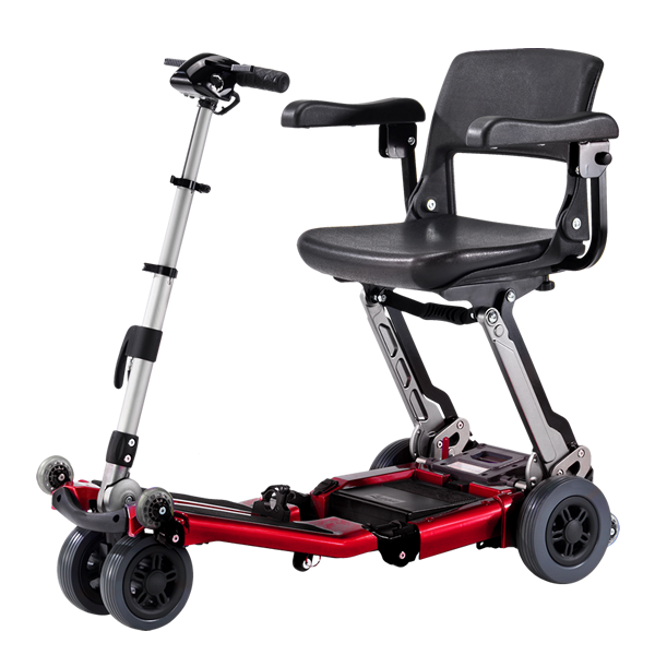 FreeRider USA-Luggie Elite-Folding Mobility Scooter-Heavy Duty Bariatric-320 lbs Weight Capacity