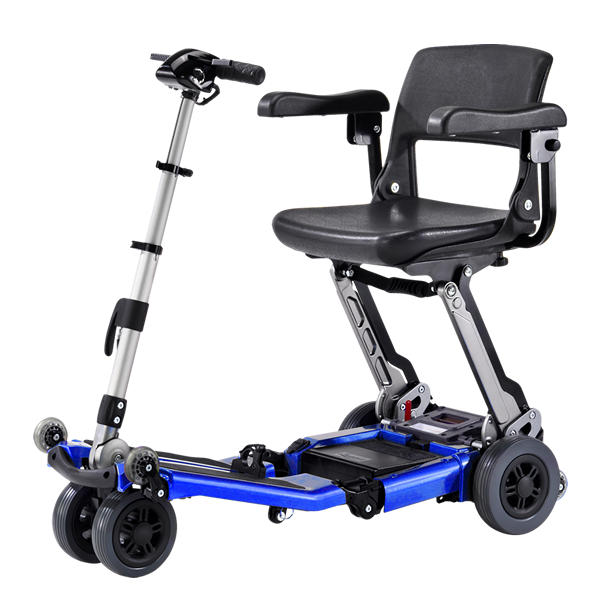 FreeRider USA-Luggie Elite-Folding Mobility Scooter-Heavy Duty Bariatric-320 lbs Weight Capacity