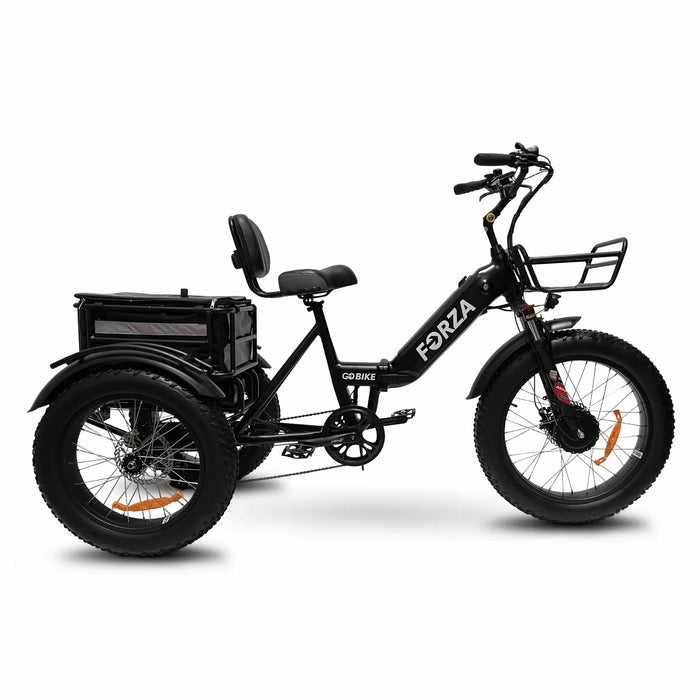 GOBike-FORZA Electric Tricycle-eBike-Heavy Duty-440 lbs Weight Capacity