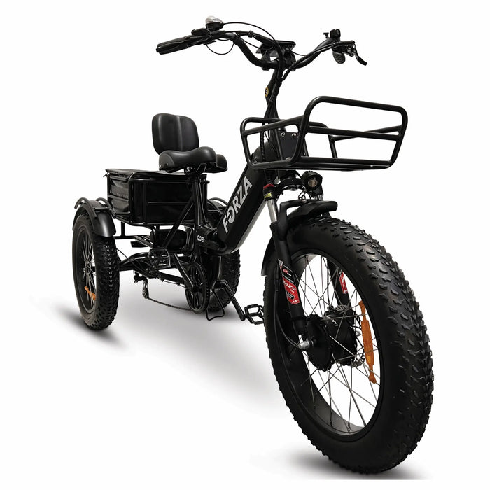 GOBike-FORZA Electric Tricycle-eBike-Heavy Duty-440 lbs Weight Capacity