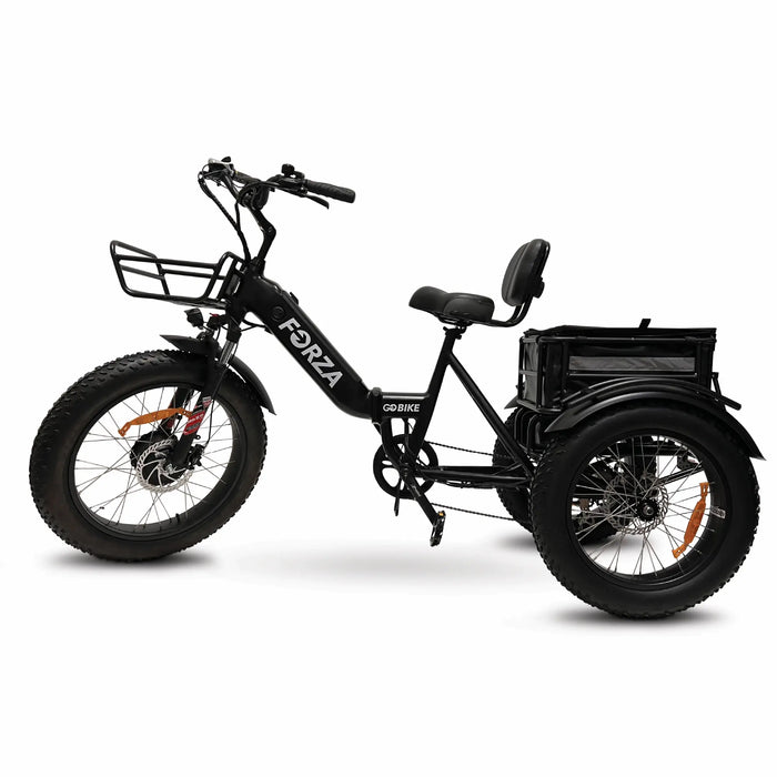 GOBike-FORZA Electric Tricycle-eBike-Heavy Duty-440 lbs Weight Capacity