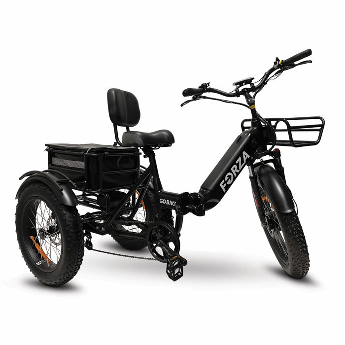 GOBike-FORZA Electric Tricycle-eBike-Heavy Duty-440 lbs Weight Capacity