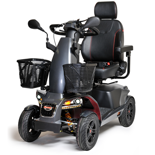 FreeRider USA-FR1-4 Wheel Mobility Scooter-Heavy Duty Bariatric-400 lbs Weight Capacity