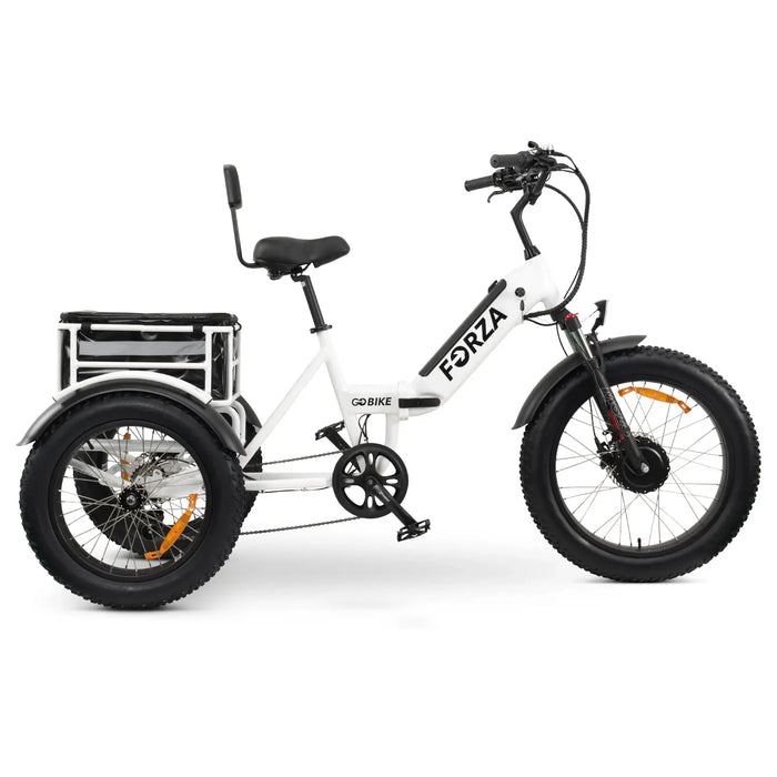 GOBike-FORZA Electric Tricycle-eBike-Heavy Duty-440 lbs Weight Capacity