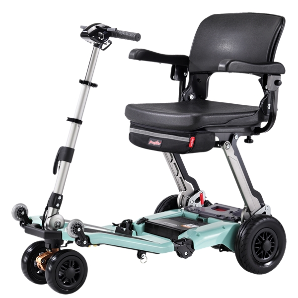 FreeRider USA-Luggie Super Plus-3 Folding Mobility Scooter-Heavy Duty Bariatric-360 lbs Weight Capacity