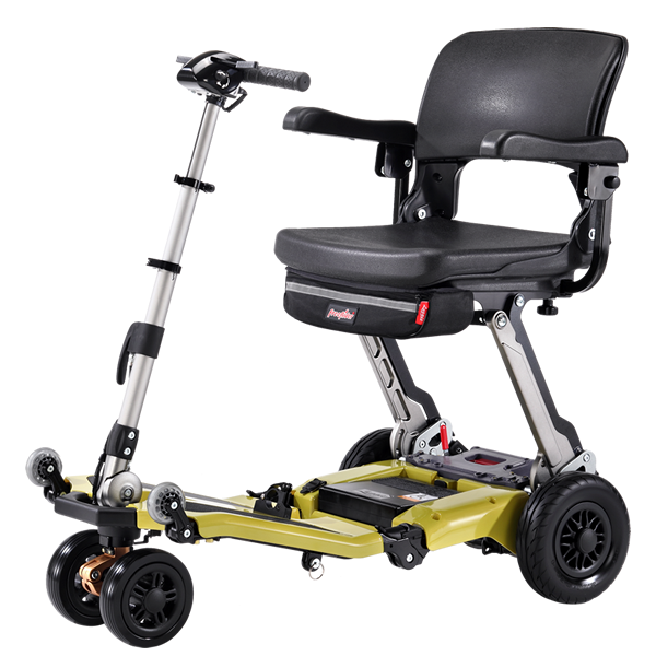 FreeRider USA-Luggie Super Plus-3 Folding Mobility Scooter-Heavy Duty Bariatric-360 lbs Weight Capacity