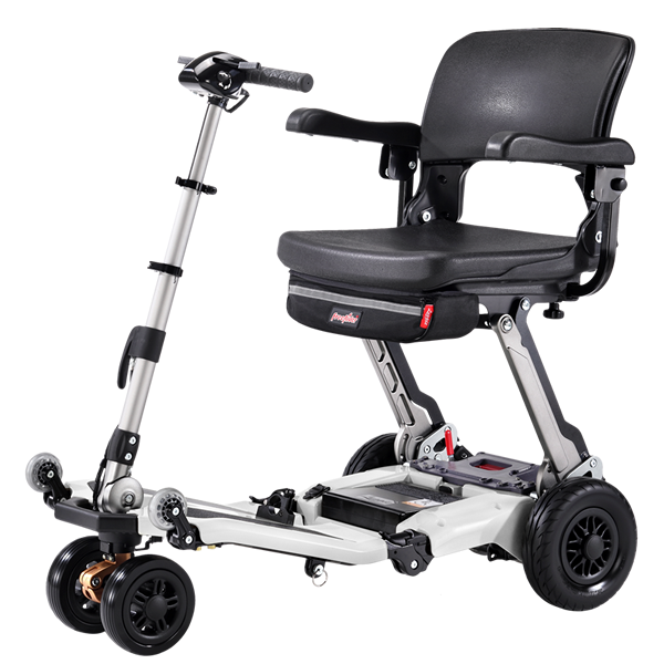 FreeRider USA-Luggie Super Plus-3 Folding Mobility Scooter-Heavy Duty Bariatric-360 lbs Weight Capacity