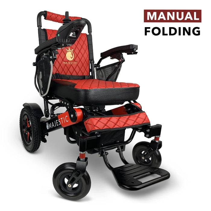 ComfyGO-MAJESTIC IQ-7000 Remote Controlled Electric Wheelchair-Manual Folding-Foldable