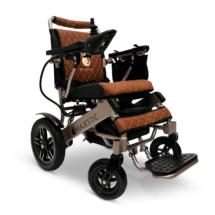 ComfyGO-MAJESTIC IQ-8000 Remote Controlled Lightweight Electric Wheelchair-Foldable