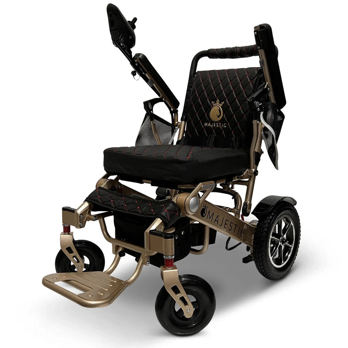 ComfyGO-MAJESTIC IQ-7000 Remote Controlled Electric Wheelchair-Manual Folding-Foldable