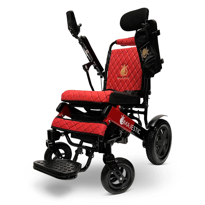 ComfyGO IQ-9000 Remote Controlled Lightweight Electric Wheelchair-Non Recline Auto Fold