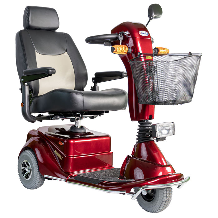 Merits-Pioneer 3-3 Wheel Mobility Scooter-Heavy Duty 400 lbs Weight Capacity