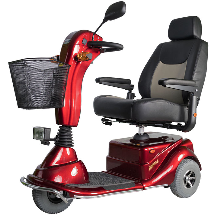 Merits-Pioneer 3-3 Wheel Mobility Scooter-Heavy Duty 400 lbs Weight Capacity