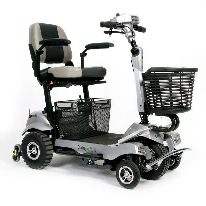 ComfyGO-Quingo Flyte-MK2-Mobility Scooter With Self Loading Ramp-Foldable-Heavy Duty