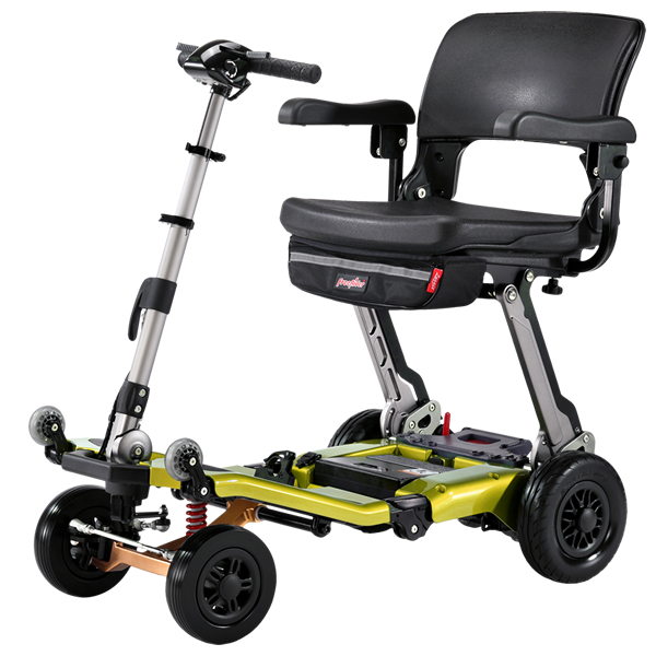 FreeRider USA-Luggie Super Plus 4-Folding Mobility Scooter-Heavy Duty Bariatric-360 lbs Weight Capacity