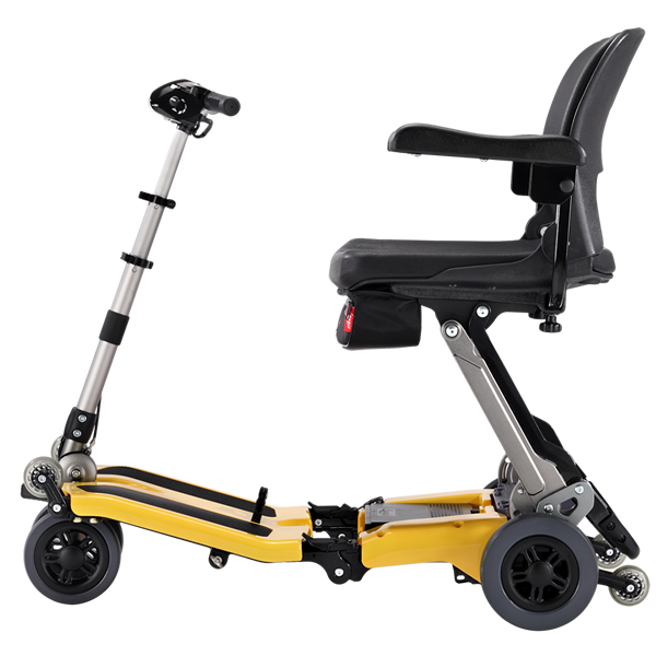 FreeRider USA-Luggie Super-Folding Mobility Scooter-Heavy Duty Bariatric-360 lbs Weight Capacity