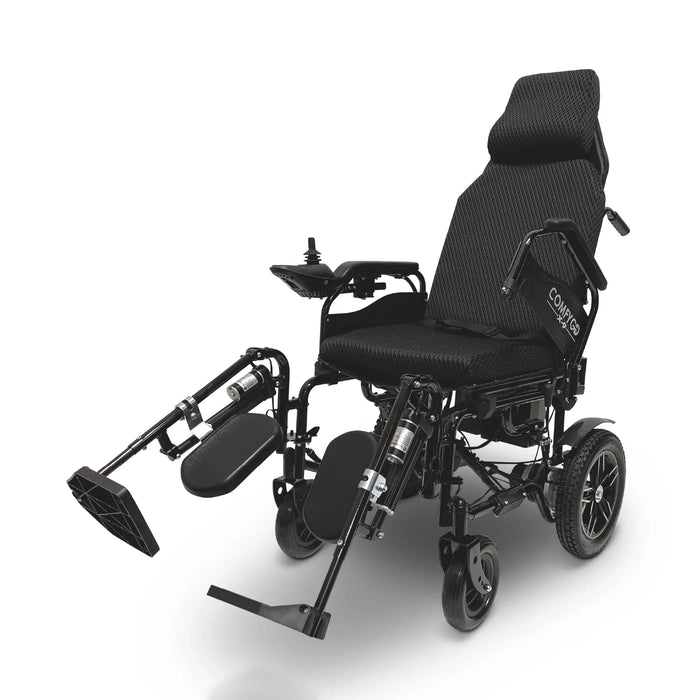 ComfyGO-X-9 Remote Controlled Electric Wheelchair-Auto Reclining Backrest & Lifting Leg Rests-Foldable