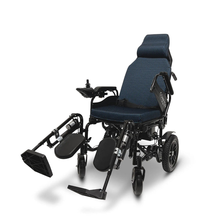 ComfyGO-X-9 Remote Controlled Electric Wheelchair-Auto Reclining Backrest & Lifting Leg Rests-Foldable