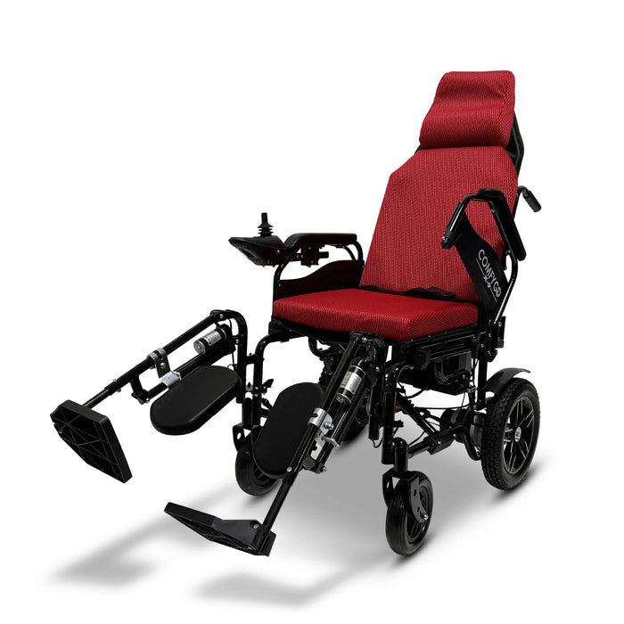 ComfyGO-X-9 Remote Controlled Electric Wheelchair-Auto Reclining Backrest & Lifting Leg Rests-Foldable