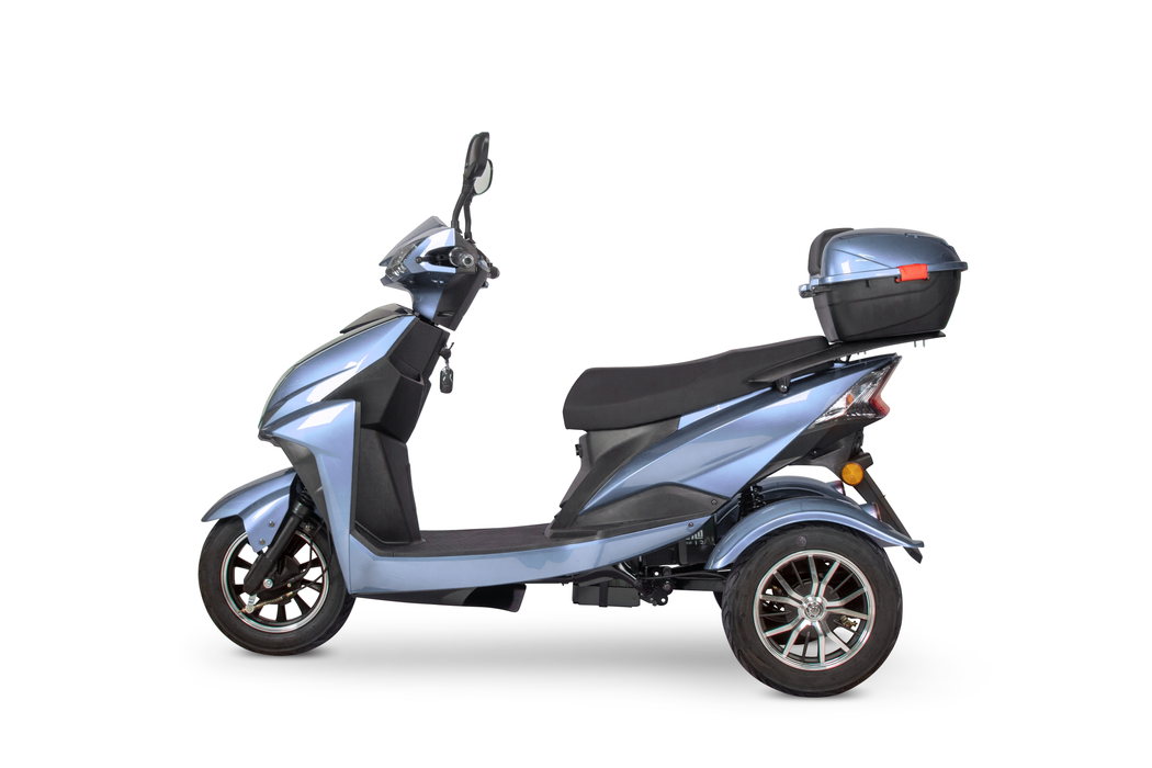 EWheels-EW-10-3 Wheel Sport Style Mobility Scooter-Heavy Duty-400 lbs Weight Capacity