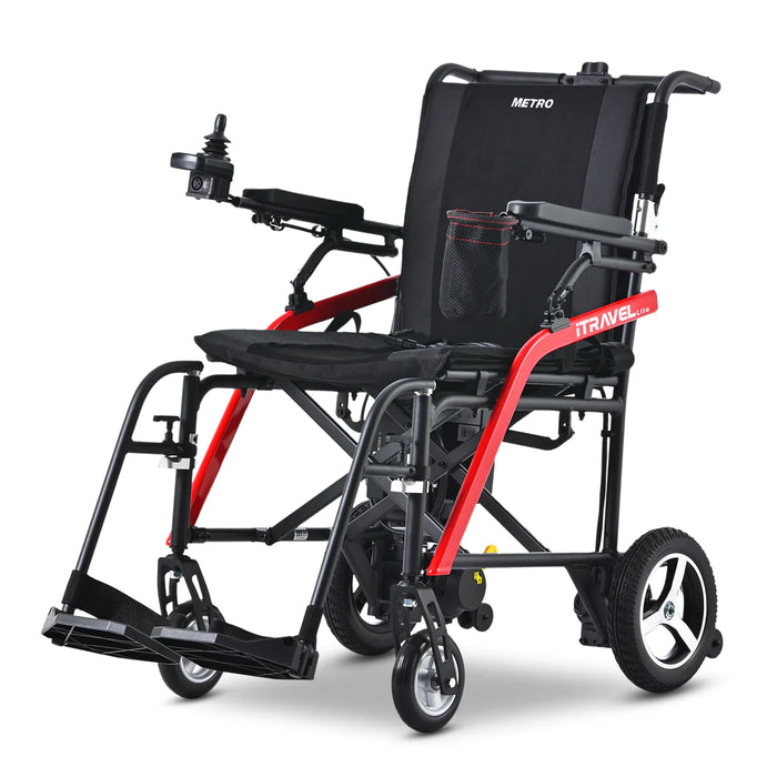 Metro Mobility-iTravel Lite-Portable Electric Wheelchair-220 lbs Weight Capacity