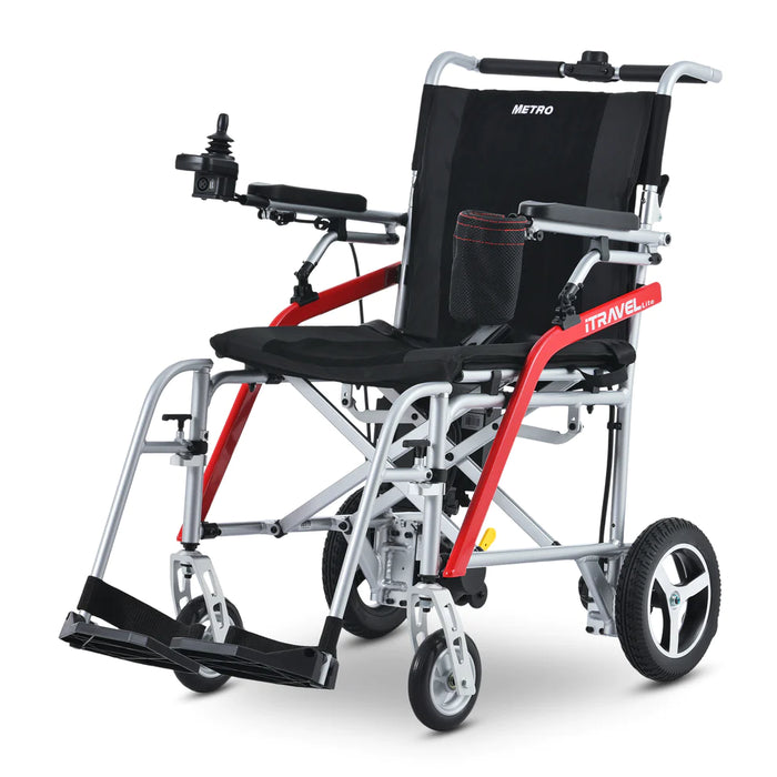 Metro Mobility-iTravel Lite-Portable Electric Wheelchair-220 lbs Weight Capacity